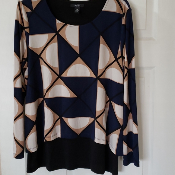 alfani long sleeve tops